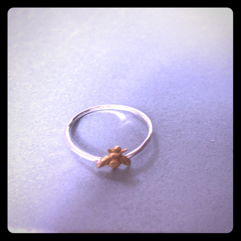 Silver Bee Ring - image 1